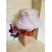 's White 100% Polypropylene Crinoline Floral Fancy Church/Dress/Wedding Hat  eb-48505512